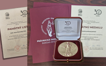 Boli sme pozvaní na oslavy 30. výročia založenia Právnickej fakulty UMB