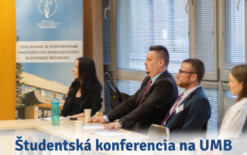 Študentská konferencia na PrF UMB